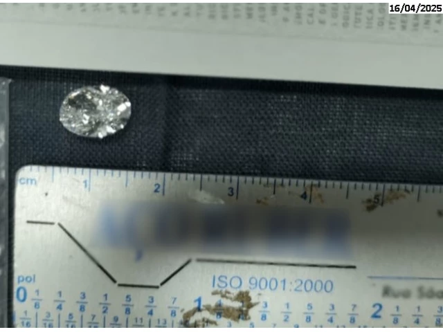 Diamante c/ massa de 4,10 ct