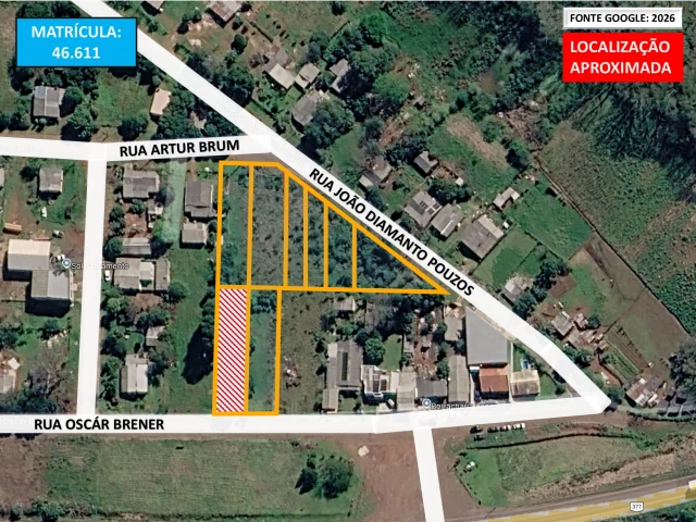 Casa c/ 45,10m²-Terreno c/ 445,23m²-R